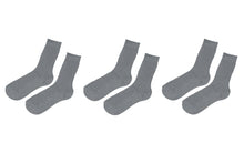 Load image into Gallery viewer, tittimitti® 100% Organic Cotton Men&#39;s Boot Socks. 3 Pairs. Made in Italy.