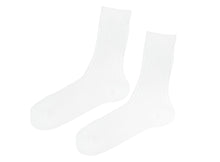 Load image into Gallery viewer, organic cotton made in Italy women&#39;s boot socks color White GOTS certified