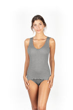 Load image into Gallery viewer, EGI Luxury Wool Silk V-Neck Tank Top. Proudly Made in Italy.