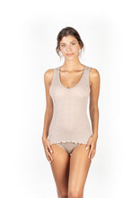 Load image into Gallery viewer, EGI Luxury Wool Silk V-Neck Tank Top. Proudly Made in Italy.
