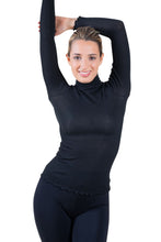 Load image into Gallery viewer, EGi Luxury Wool Silk Turtleneck Long Sleeve Top. Proudly Made in Italy (1494)