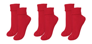 tittimitti®100% Organic Combed Cotton Luxury Women's Socks 3-Pack. Made in Italy.