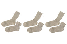 Load image into Gallery viewer, tittimitti® 100% Organic Cotton Kids Socks (3-Pack) – Made in Italy, Unisex, Soft &amp; Breathable for Boys &amp; Girls.
