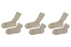 tittimitti® 100% Organic Cotton Kids Socks (3-Pack) – Made in Italy, Unisex, Soft & Breathable for Boys & Girls.