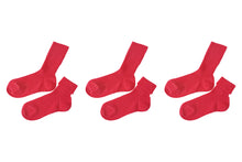 Load image into Gallery viewer, tittimitti® 100% Organic Cotton Kids Socks (3-Pack) – Made in Italy, Unisex, Soft &amp; Breathable for Boys &amp; Girls.