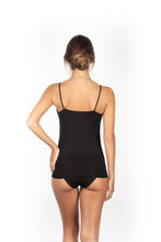 Load image into Gallery viewer, EGi Luxury Wool Silk Camisole Spaghetti Straps Top with Lace. Proudly Made in Italy.
