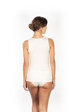 Load image into Gallery viewer, EGi Luxury Merino Wool Silk Wide Strap Tank Top. Proudly Made in Italy (141)