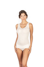Load image into Gallery viewer, EGi Luxury Wool Silk V-Neck Tank Top. Proudly Made in Italy.