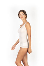 Load image into Gallery viewer, EGi Luxury Wool Silk V-Neck Tank Top. Proudly Made in Italy.