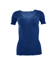 Load image into Gallery viewer, EGi Luxury Wool Silk Women&#39;s T-Shirt. Proudly Made in Italy.