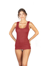 Load image into Gallery viewer, EGI Exclusive Women&#39;s Merino Wool Blend Lace-Trimmed Tank Top. Proudly Made in Italy (309)