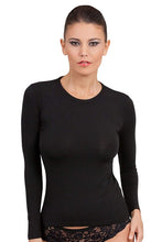 Load image into Gallery viewer, EGI Luxury Modal Women&#39;s Long Sleeved T-Shirt. Proudly Made in Italy ( Crew Neck).