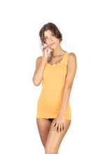 Load image into Gallery viewer, BASIC COTTON Free Spirit Premium Quality 100% Cotton Women&#39;s Lace Trim Tank Top Made in Italy
