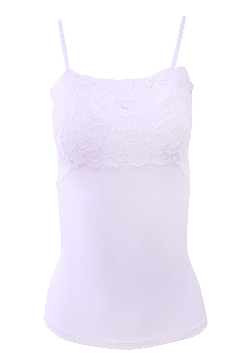 EGI Luxury Modal Women's Lace-Trimmed Camisole. Proudly Made in Italy.