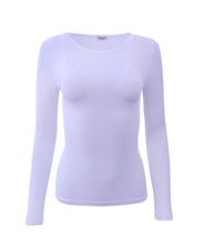 Load image into Gallery viewer, EGI Luxury Modal Women&#39;s Long Sleeved T-Shirt. Proudly Made in Italy ( Crew Neck).