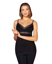 Load image into Gallery viewer, EGI Luxury Viscose Women&#39;s Lace-Trimmed Camisole. Proudly Made in Italy.