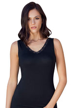 Load image into Gallery viewer, EGI Luxury Modal Women&#39;s Lace-Trimmed Camisole. Proudly Made in Italy.(1121)