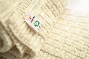 Sonnenstrick 100% Organic Fine Merino Wool Baby Blanket Made in Germany