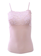 Load image into Gallery viewer, EGI Luxury Modal Women&#39;s Lace-Trimmed Camisole. Proudly Made in Italy.