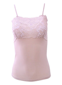 EGI Luxury Modal Women's Lace-Trimmed Camisole. Proudly Made in Italy.
