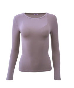 EGI Luxury Modal Women's Long Sleeved T-Shirt. Proudly Made in Italy ( Crew Neck).