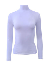 Load image into Gallery viewer, BASIC COTTON Free Spirit Premium Quality Cotton Women&#39;s Turtleneck Long-Sleeved T-Shirt.