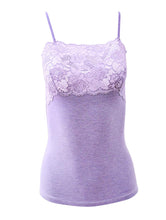 Load image into Gallery viewer, EGI Luxury Modal Women&#39;s Lace-Trimmed Camisole. Proudly Made in Italy.