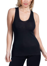Load image into Gallery viewer, EGi Luxury Merino Wool Silk Wide Strap Tank Top. Proudly Made in Italy (141)