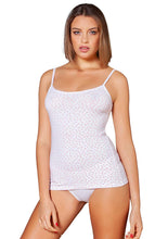 Load image into Gallery viewer, BASIC COTTON Free Spirit Premium Quality Cotton Women&#39;s Print Camisole. Proudly Made in Italy.