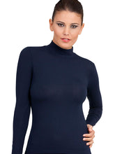 Load image into Gallery viewer, EGI Luxury Modal Women&#39;s Long Sleeved Turtleneck Top. Proudly Made in Italy.