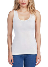 Load image into Gallery viewer, EGi Luxury Merino Wool Silk Wide Strap Tank Top. Proudly Made in Italy (141)