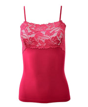 Load image into Gallery viewer, EGI Luxury Modal Women&#39;s Lace-Trimmed Camisole. Proudly Made in Italy.