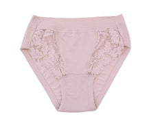 Load image into Gallery viewer, EGI Luxury Modal Women&#39;s Lace-Trimmed Briefs Panties. Proudly Made in Italy.(714)