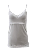 Load image into Gallery viewer, EGI Luxury Viscose Women&#39;s Lace-Trimmed Camisole. Proudly Made in Italy.