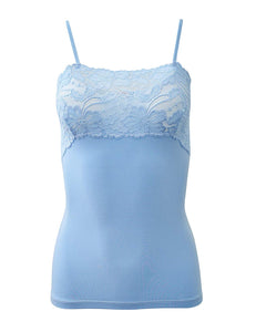 EGI Luxury Modal Women's Lace-Trimmed Camisole. Proudly Made in Italy.