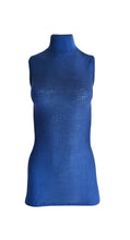 Load image into Gallery viewer, EGI Exclusive Collections Merino Wool Blend Mock Neck Sleeveless Top. Proudly Made in Italy (8208)