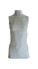 Load image into Gallery viewer, EGI Exclusive Collections Merino Wool Blend Mock Neck Sleeveless Top. Proudly Made in Italy (8208)