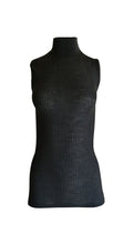 Load image into Gallery viewer, EGI Exclusive Collections Merino Wool Blend Mock Neck Sleeveless Top. Proudly Made in Italy (8208)