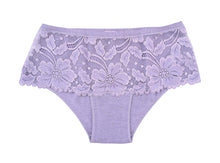 Load image into Gallery viewer, EGI Luxury Modal Women&#39;s Lace-Trimmed Briefs Panties. Proudly Made in Italy.(1153)