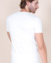 Load image into Gallery viewer, BASIC COTTON Free Spirit Premium Quality Cotton Men&#39;s V - Neck T-Shirt Proudly Made in Italy (985)