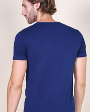 Load image into Gallery viewer, BASIC COTTON Free Spirit Premium Quality Cotton Men&#39;s V - Neck T-Shirt Proudly Made in Italy (985)