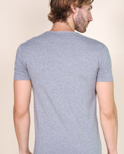 Load image into Gallery viewer, BASIC COTTON Free Spirit Premium Quality Cotton Men&#39;s V - Neck T-Shirt Proudly Made in Italy (985)