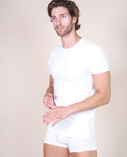 Load image into Gallery viewer, BASIC COTTON Free Spirit Premium Quality 100% Cotton Men&#39;s Crew Neck T-Shirt. Proudly Made in Italy.