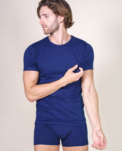 Load image into Gallery viewer, BASIC COTTON Free Spirit Premium Quality 100% Cotton Men&#39;s Crew Neck T-Shirt. Proudly Made in Italy.