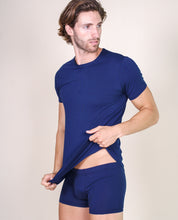 Load image into Gallery viewer, BASIC COTTON Free Spirit Premium Quality 100% Cotton Men&#39;s Crew Neck T-Shirt. Proudly Made in Italy.