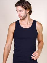 Load image into Gallery viewer, BASIC COTTON Free Spirit Premium Quality Cotton Men&#39;s Muscle Tank Top. Proudly Made in Italy (987)