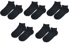 Load image into Gallery viewer, tittimitti® 98% ORGANIC COTTON Kid&#39;s Ankle Socks (5-pack). Ages 5 Through 12.