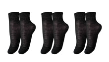 Load image into Gallery viewer, tittimitti® 100% Organic Mercerized Cotton &quot;Filo di Scozia&quot; Women&#39;s Socks.  3-Pack. Made in Italy.