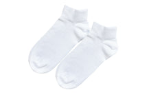 Load image into Gallery viewer, tittimitti® 98% ORGANIC COTTON Kid&#39;s Ankle Socks (5-pack). Ages 5 Through 12.