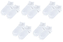 Load image into Gallery viewer, tittimitti® 98% ORGANIC COTTON Kid&#39;s Ankle Socks (5-pack). Ages 5 Through 12.